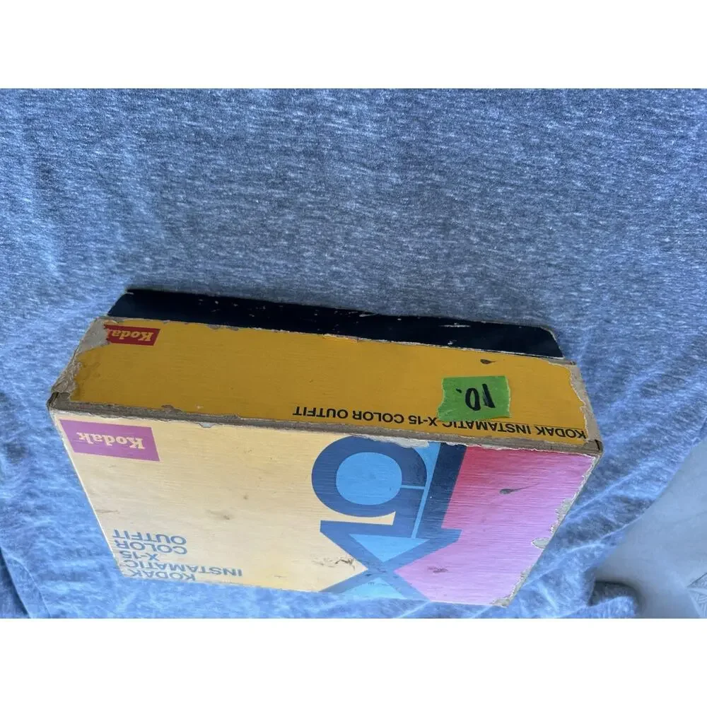 Vintage Kodak Instamatic X-15 Film Camera Original Box w/Manual